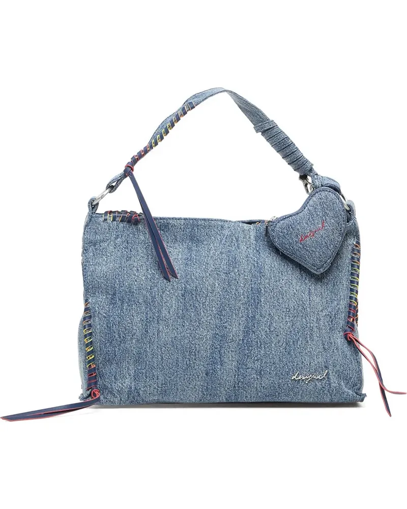 Desigual denim tote bag - Blau Blau