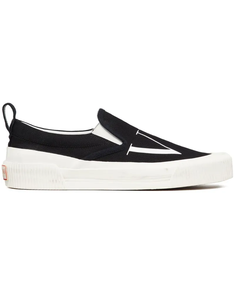 Valentino Garavani VLTN Slip-On-Sneakers - Schwarz Schwarz