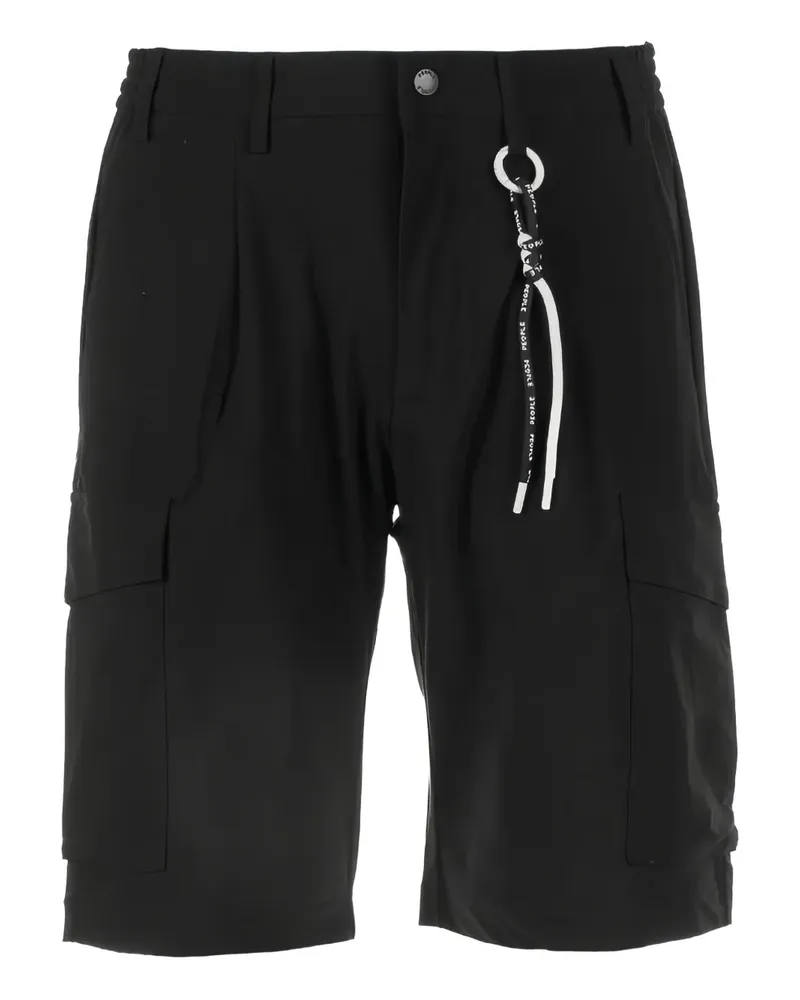 People of Shibuya Klassische Cargo-Shorts - Schwarz Schwarz