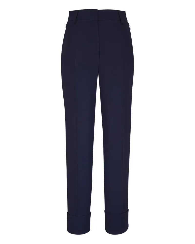 Akris Hose mit Umschlag - Blau Blau