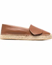 N° 21 Espadrilles aus Leder Braun