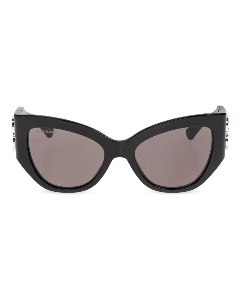 Balenciaga Bossy Sonnenbrille - Schwarz Schwarz