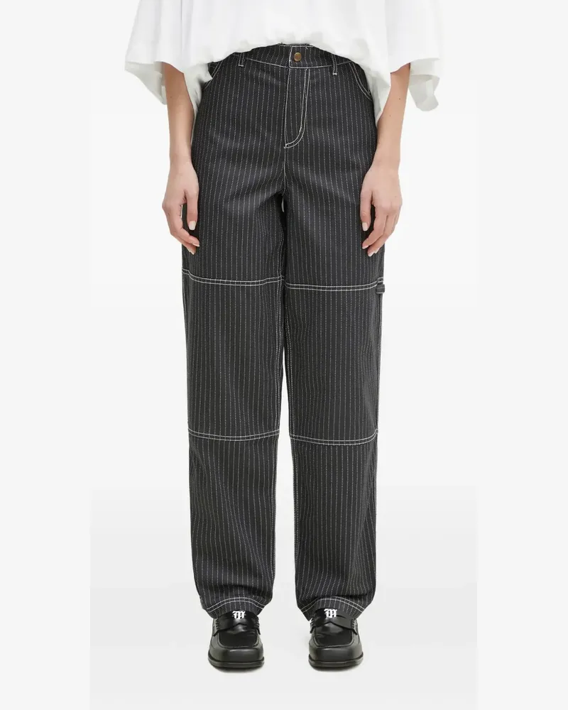 adidas Hose mit Nadelstreifen - Grau Grau