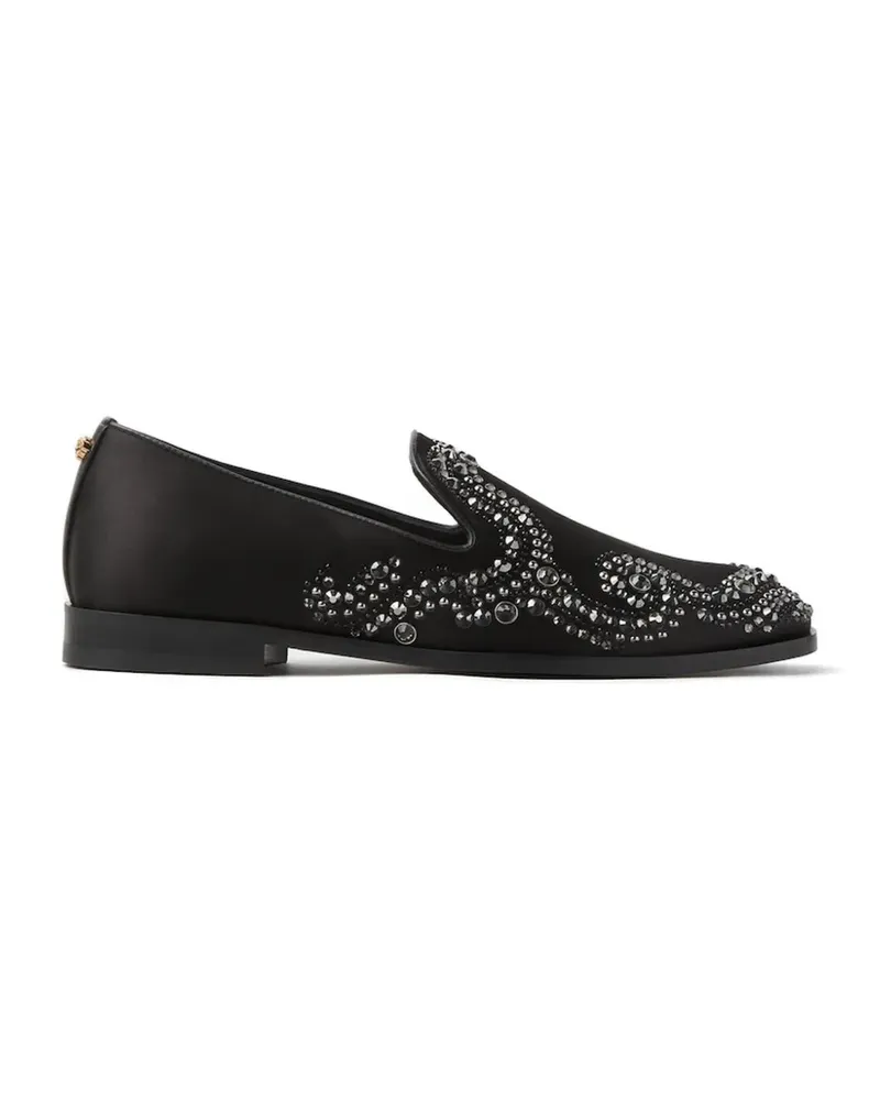 Versace Medusa-embellished loafers - Schwarz Schwarz