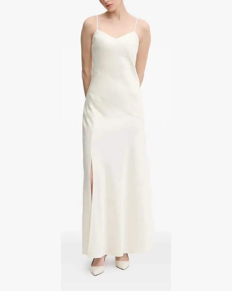 JOOP! split-detail V-neck maxi dress - Nude Nude