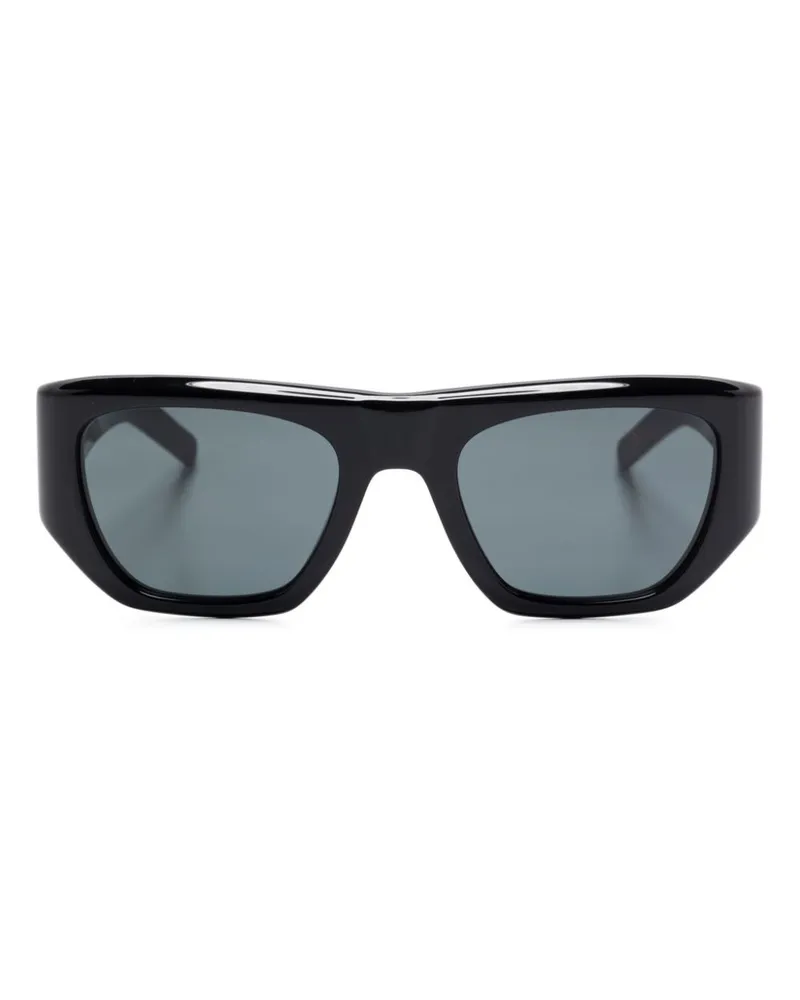 Saint Laurent Sonnenbrille mit eckigem Gestell - Braun Braun