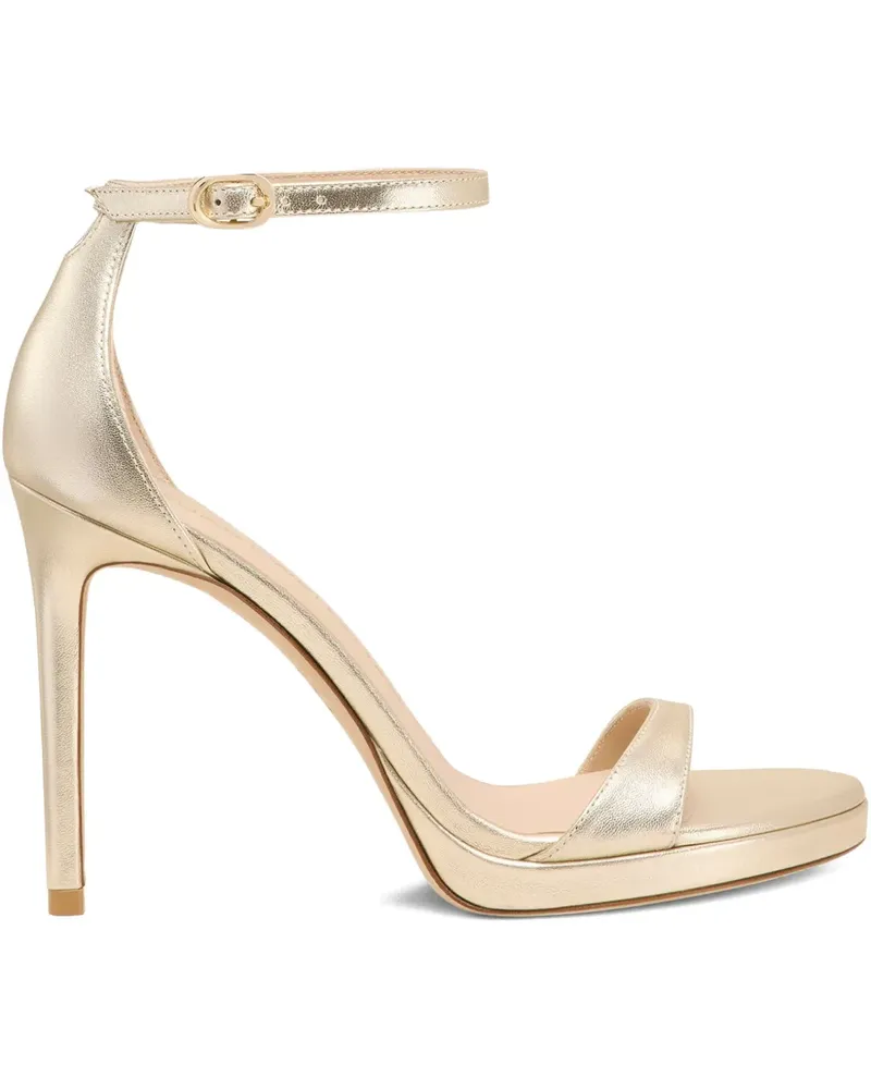 Stuart Weitzman Sandalen mit Knöchelriemen - Gold Gold