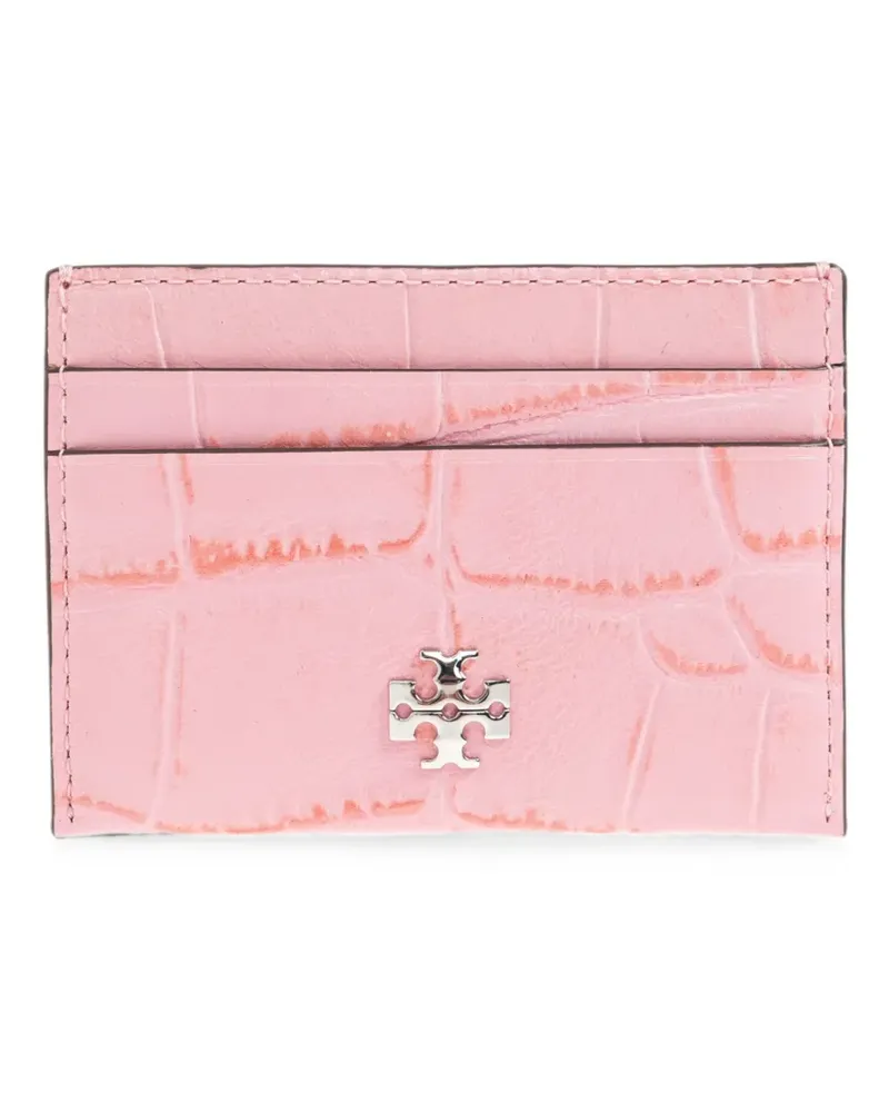 Tory Burch Charlie quilted card holder - Rosa Rosa