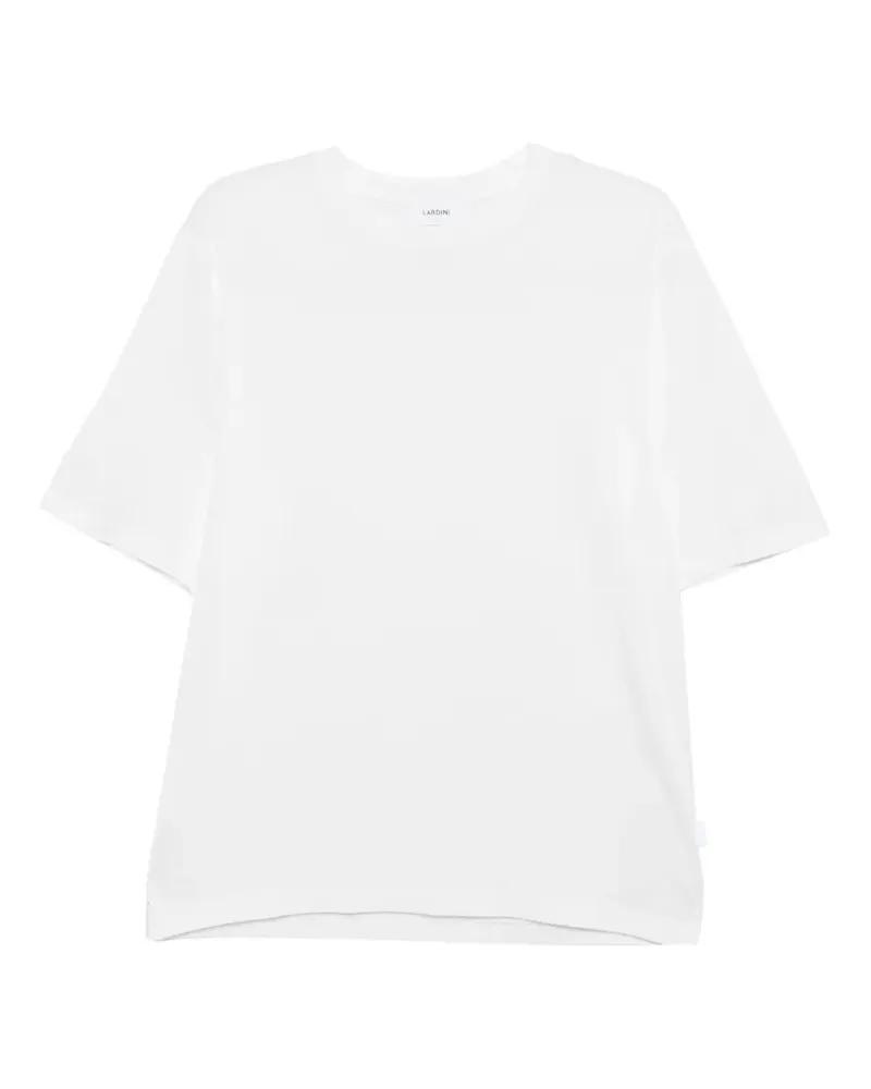 LARDINI T-Shirt mit Rundhalsausschnitt - Weiß Weiß