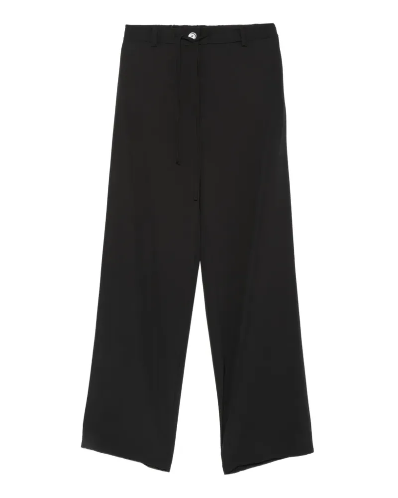 IMPERIAL Weite Hose mit Kordelzug - Schwarz Schwarz
