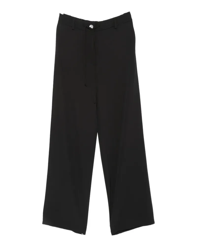 IMPERIAL drawstring wide-leg trousers - Schwarz Schwarz