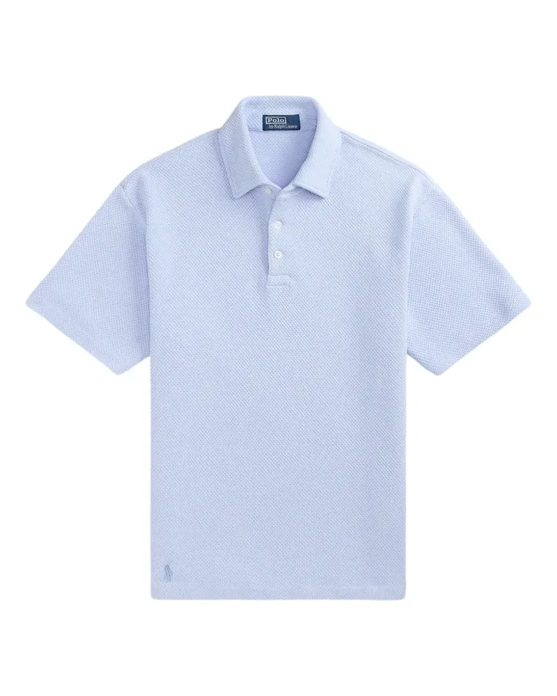 Ralph Lauren textured piqué polo shirt - Blau Blau