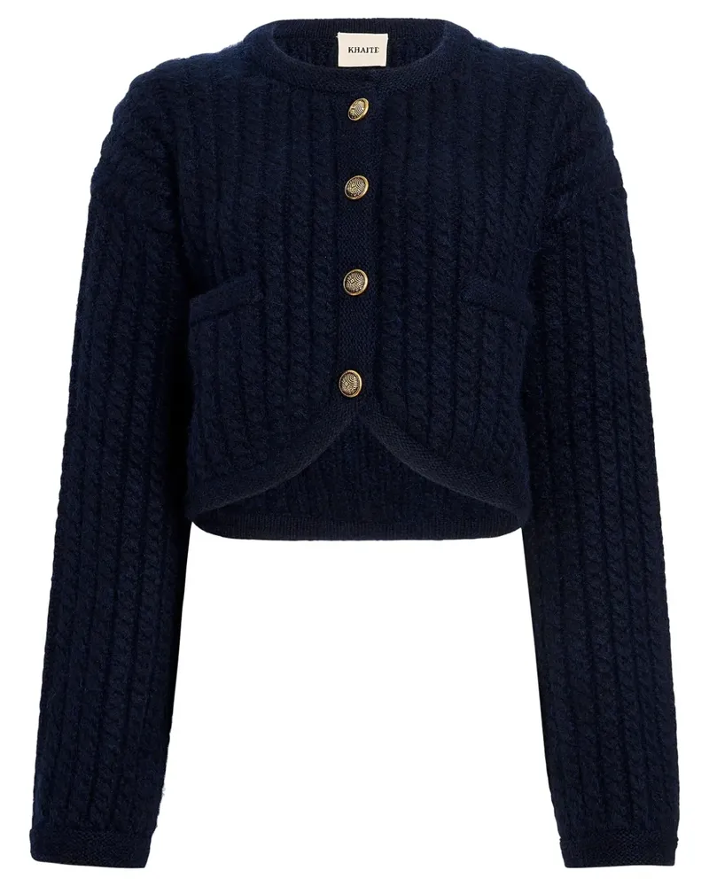 KHAITE Balser Cardigan - Blau Blau