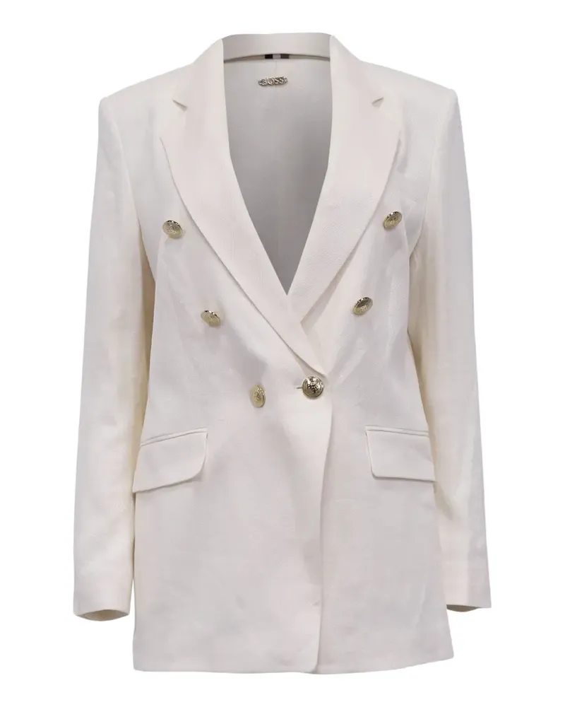 HUGO BOSS double-breasted blazer - Nude Nude