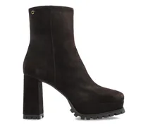 Harlem Plateau-Stiefeletten mit Blockabsatz 70mm - Schwarz