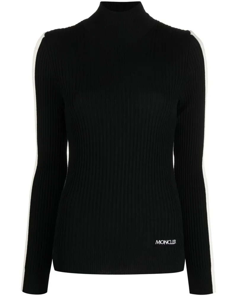 Moncler Pullover mit Rollkragen - Schwarz Schwarz