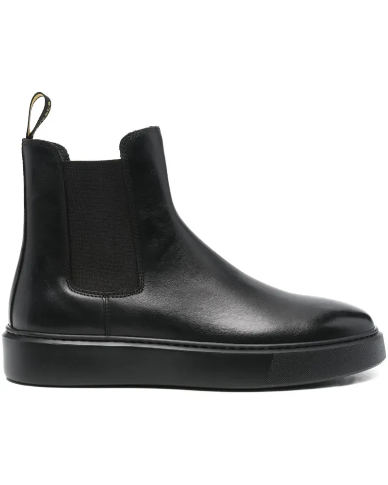 Doucal´s Klassische Chelsea-Boots - Schwarz Schwarz