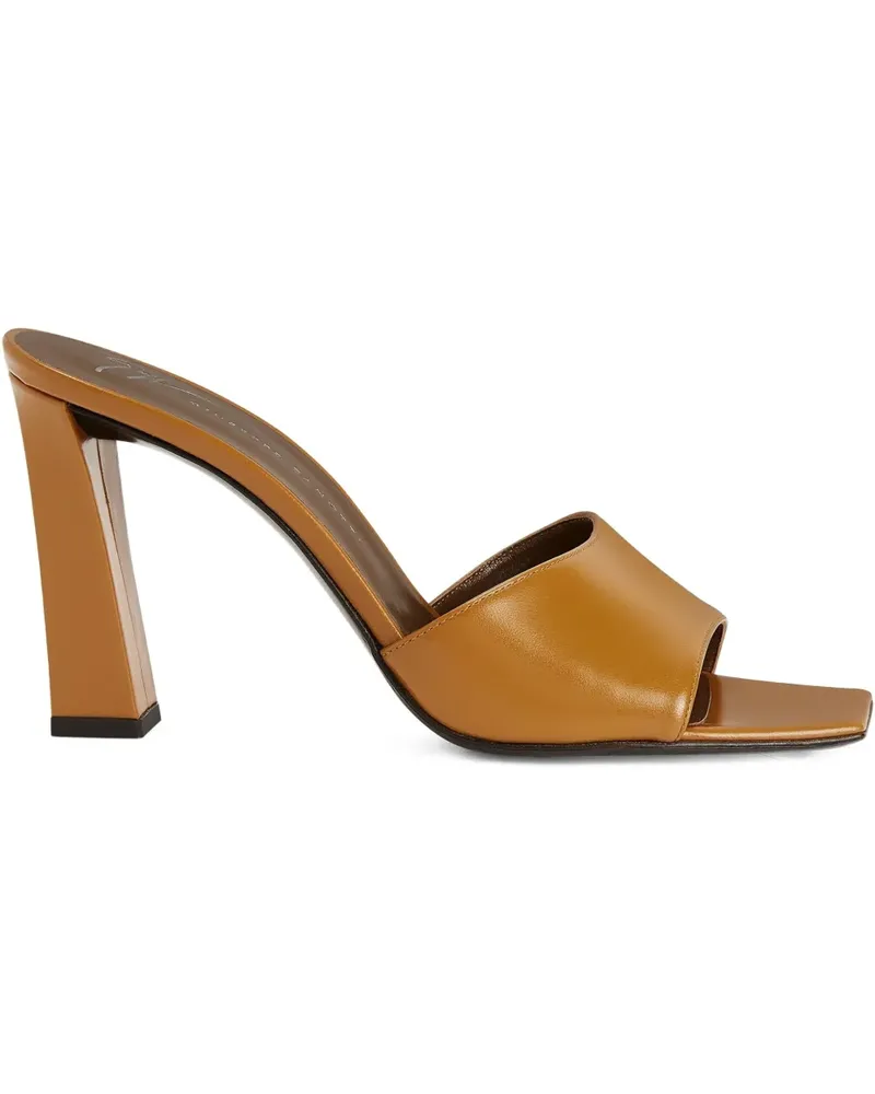 Giuseppe Zanotti Talia Mules 90mm - Orange Orange