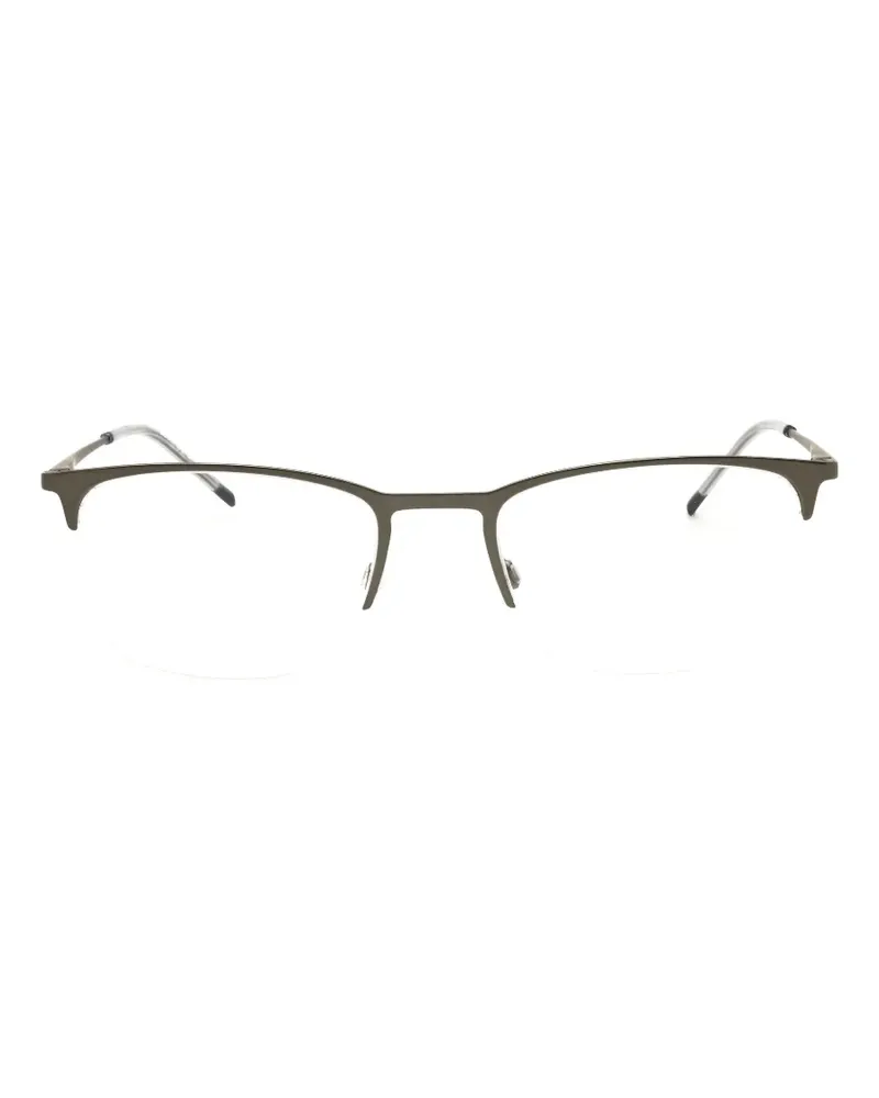 HUGO BOSS Brille mit eckigem Gestell - Silber Silber