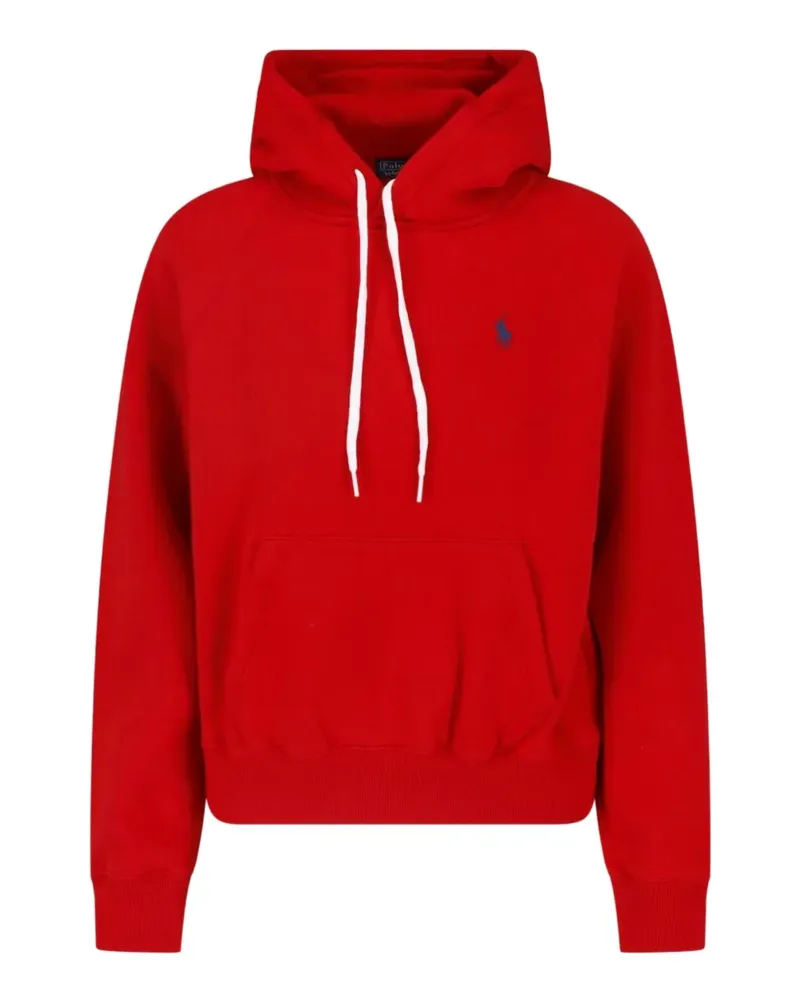 Ralph Lauren Polo Pony raglan-sleeve hoodie - Rot Rot