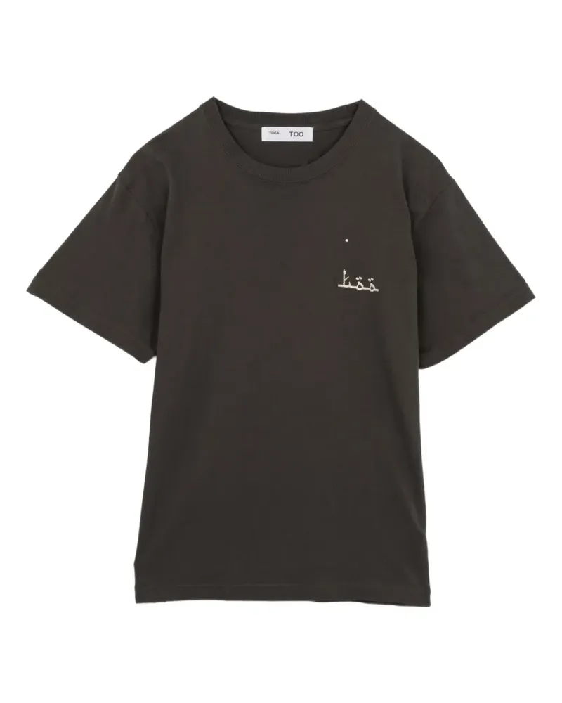 Toga T-Shirt mit Logo-Stickerei - Grau Grau