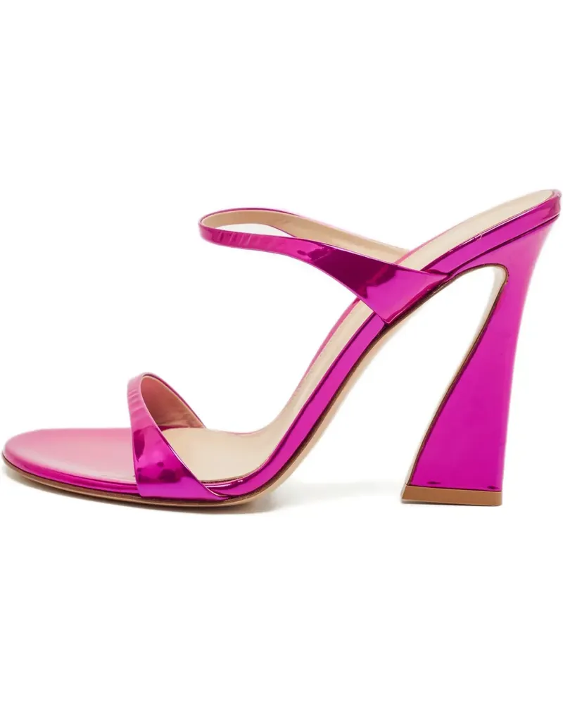Gianvito Rossi Aura leather sandals - Rosa Rosa