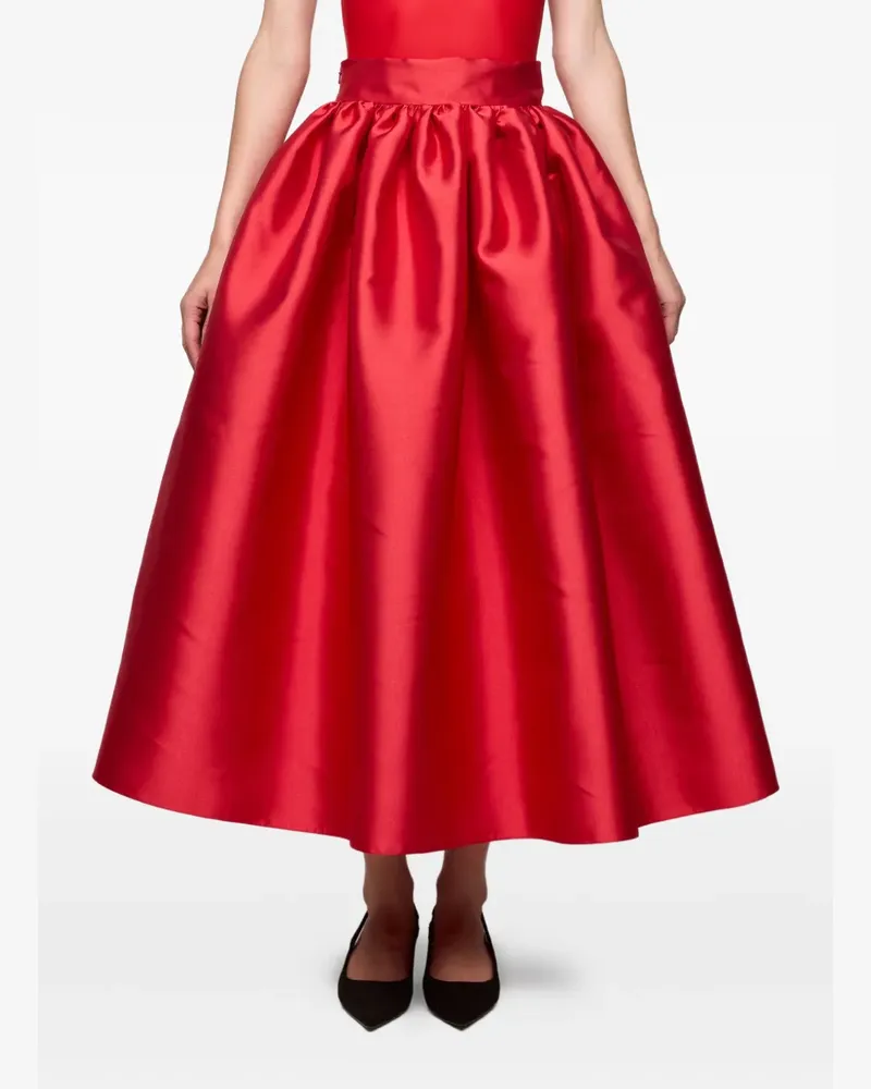 ATU Body Couture gathered satin skirt - Rot Rot
