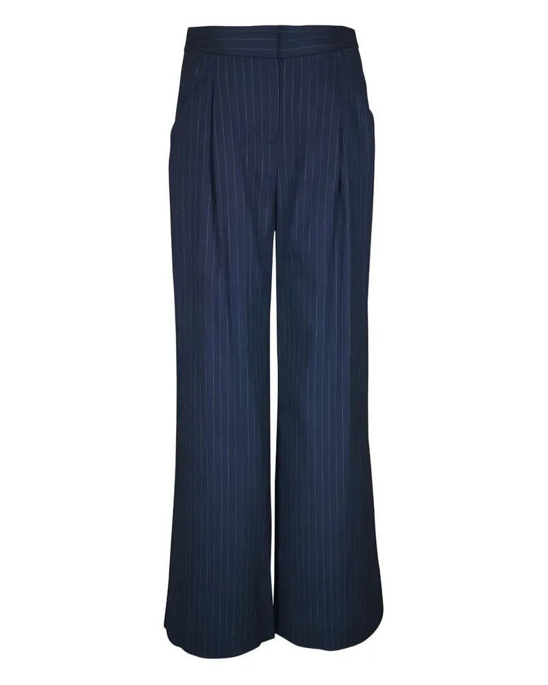 Veronica Beard Klassische Hose mit Nadelstreifen - Blau Blau