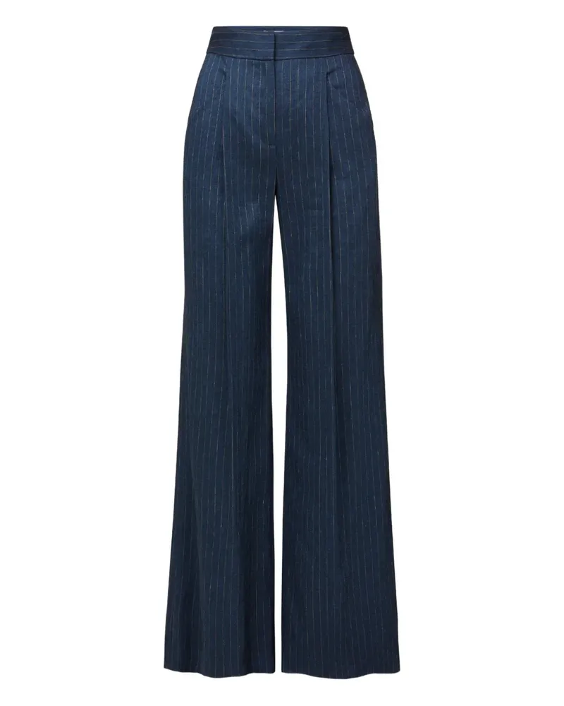 Veronica Beard Klassische Hose mit Nadelstreifen - Blau Blau