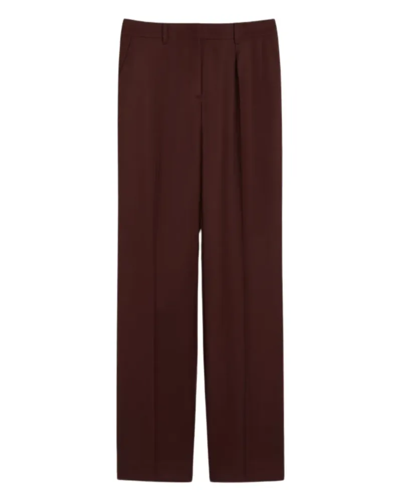 Max Mara Plissierte Hose - Braun Braun