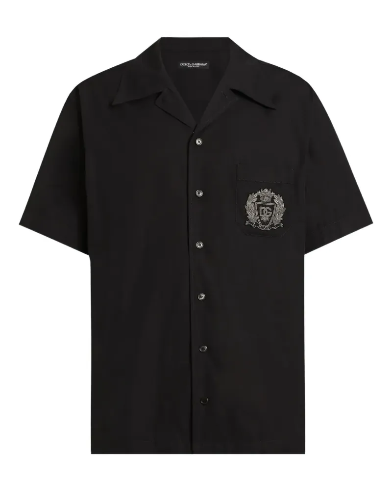 Dolce & Gabbana Klassisches Hemd - Schwarz Schwarz