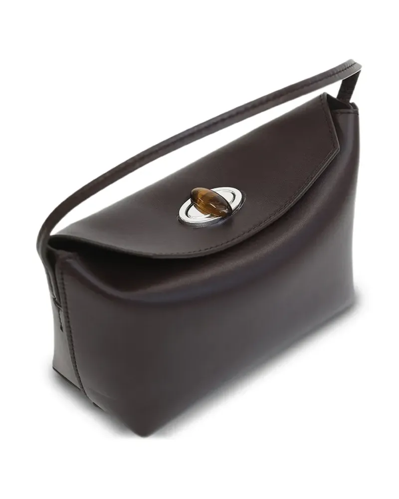 Christopher Esber Turnlock Mini-Tasche - Braun Braun