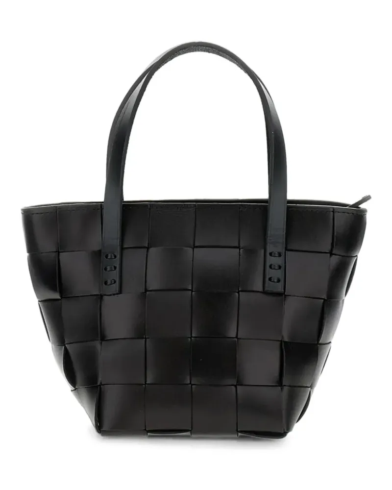 Dragon Diffusion Handgewebte Mini Japan Tote Bag - Schwarz Schwarz
