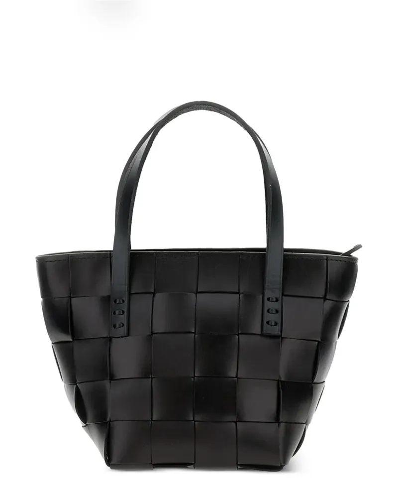 Dragon Diffusion Handgewebte Mini Japan Tote Bag - Schwarz Schwarz
