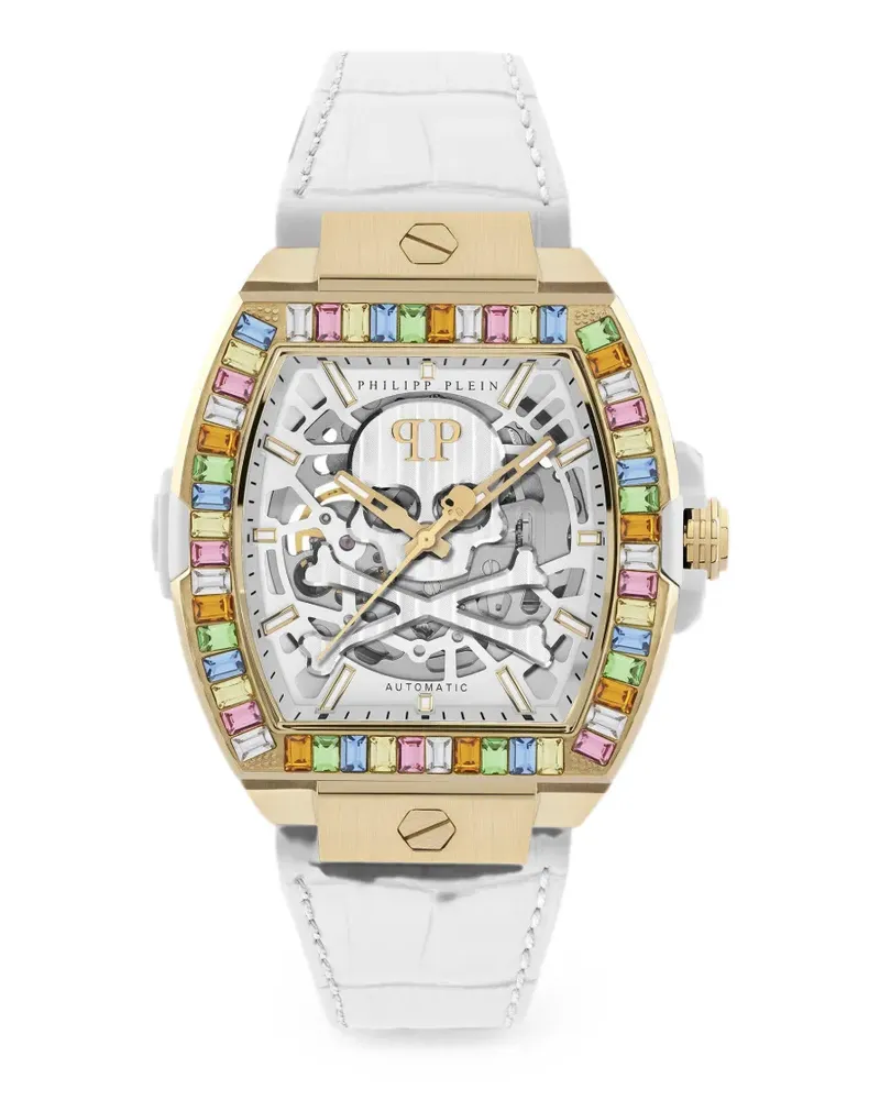 Philipp Plein The Skeleton Baguettes Armbanduhr - Weiß Weiß