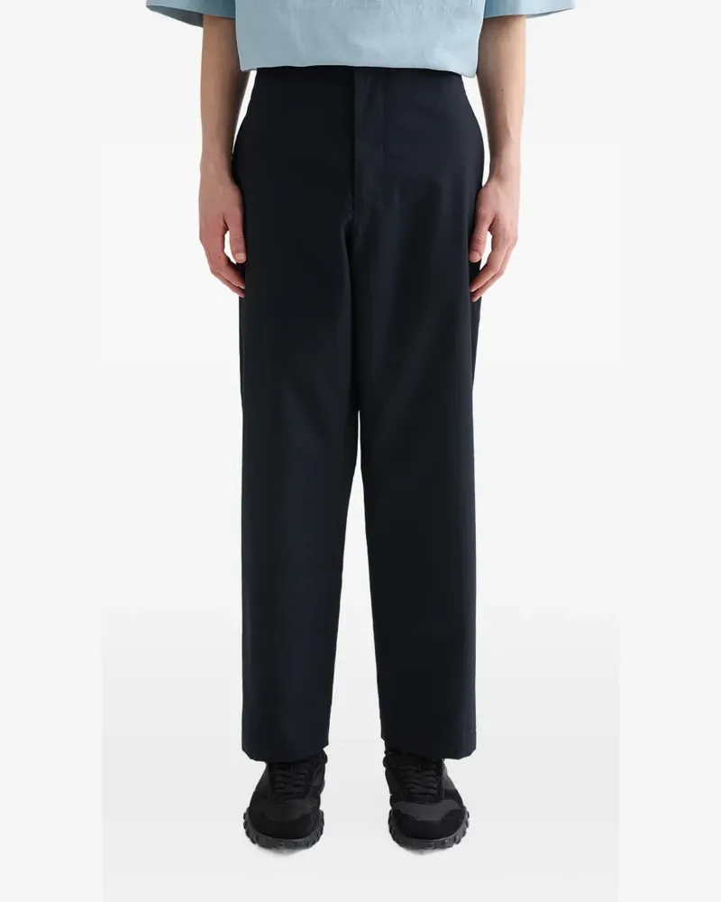 Jil Sander Hose mit eingefassten Gesäßtaschen - Schwarz Schwarz