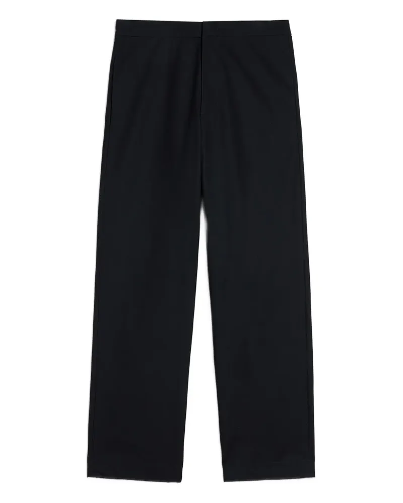 Jil Sander Hose mit eingefassten Gesäßtaschen - Schwarz Schwarz