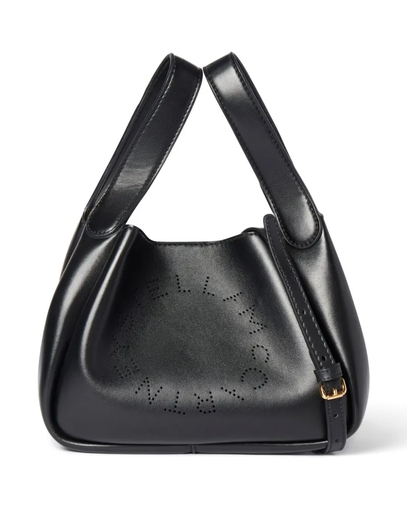 Stella McCartney Shopper mit Stella-Logo - Schwarz Schwarz