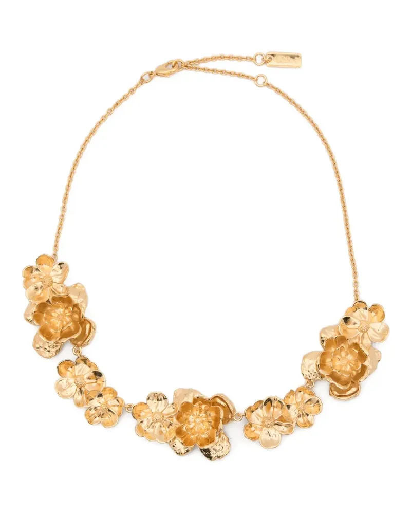 Chloé Bouquet flower necklace - Gold Gold