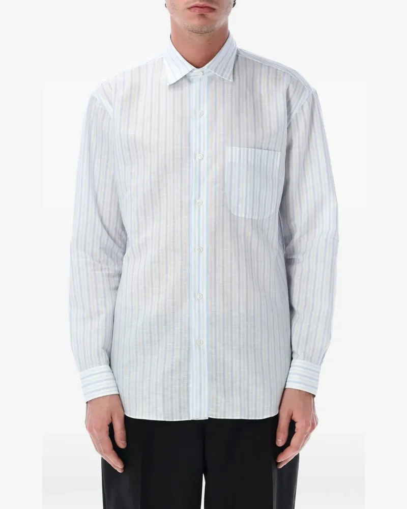 Salvatore Piccolo Alberto striped shirt - Blau Blau