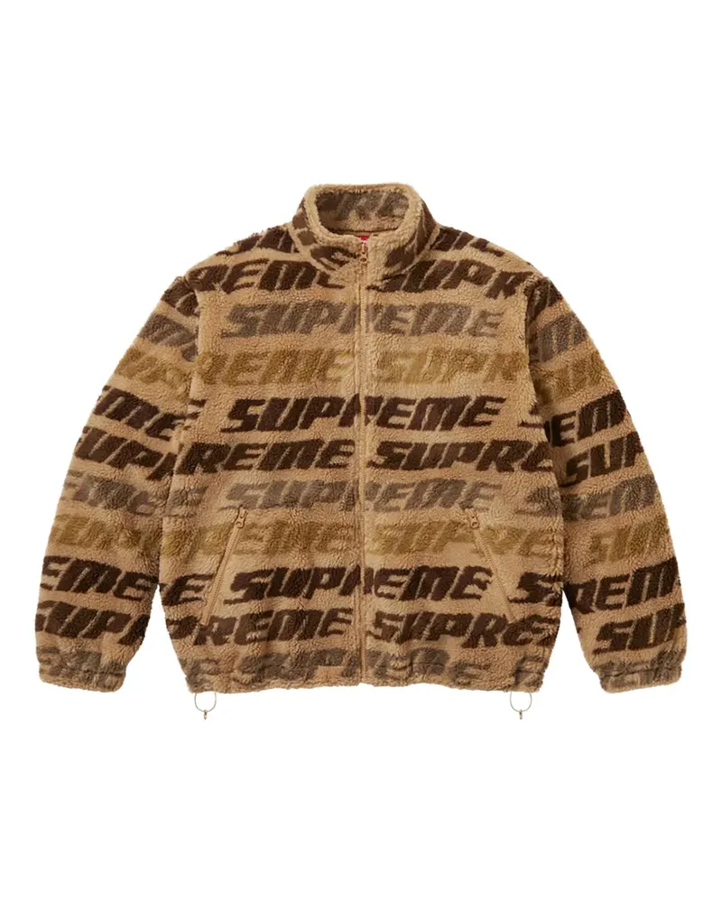 Supreme Being Jacke aus Jacquard-Fleece - Nude Nude