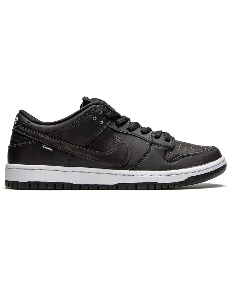 Nike x Civilist 'SB Dunk Low' Sneakers - Schwarz Schwarz