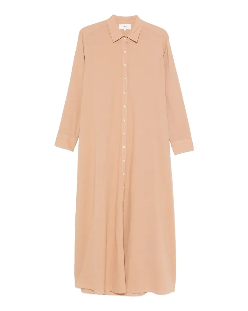 Xírena Boden buttoned long-sleeves midi dress - Braun Braun
