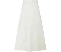 Lederrock in A-Linie - Nude