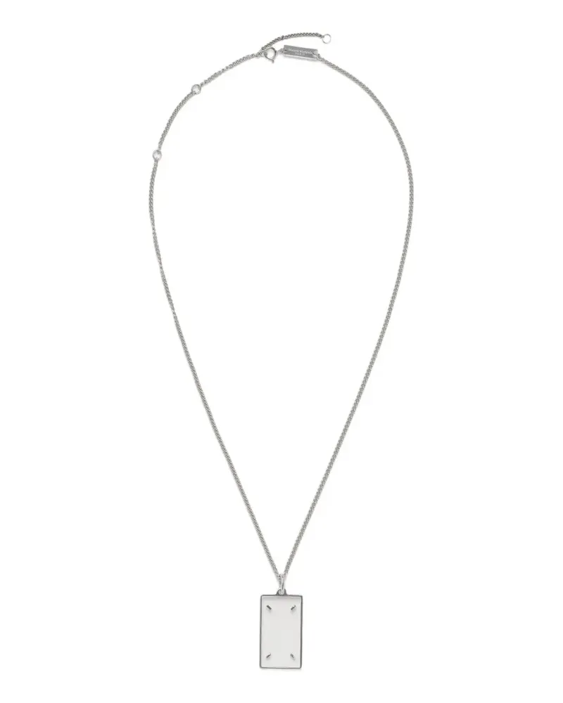 Maison Margiela Four Stitches pendant necklace - Silber Silber