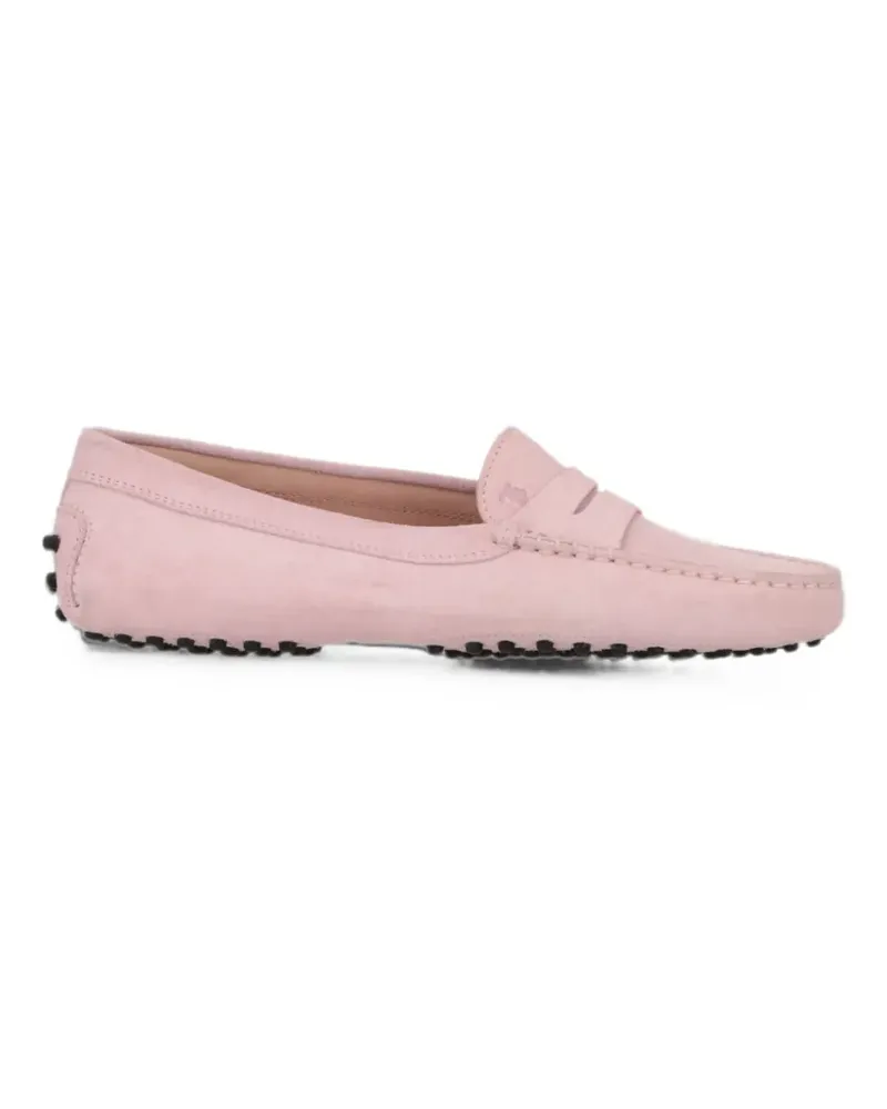 TOD'S Gommino suede loafers - Rosa Rosa