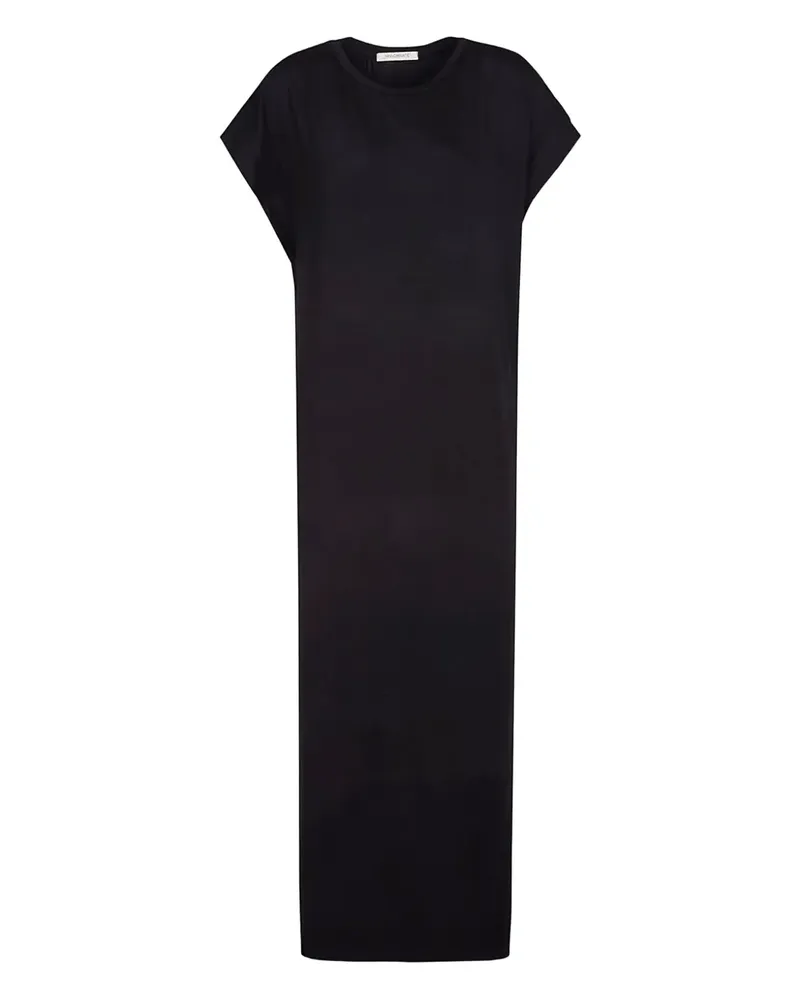 HINNOMINATE short-sleeve maxi dress - Schwarz Schwarz