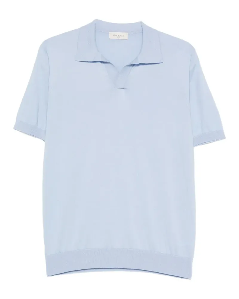 Piacenza Cashmere Klassisches T-Shirt - Blau Blau
