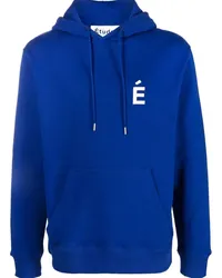 Études Studio Hoodie mit Logo-Print Blau