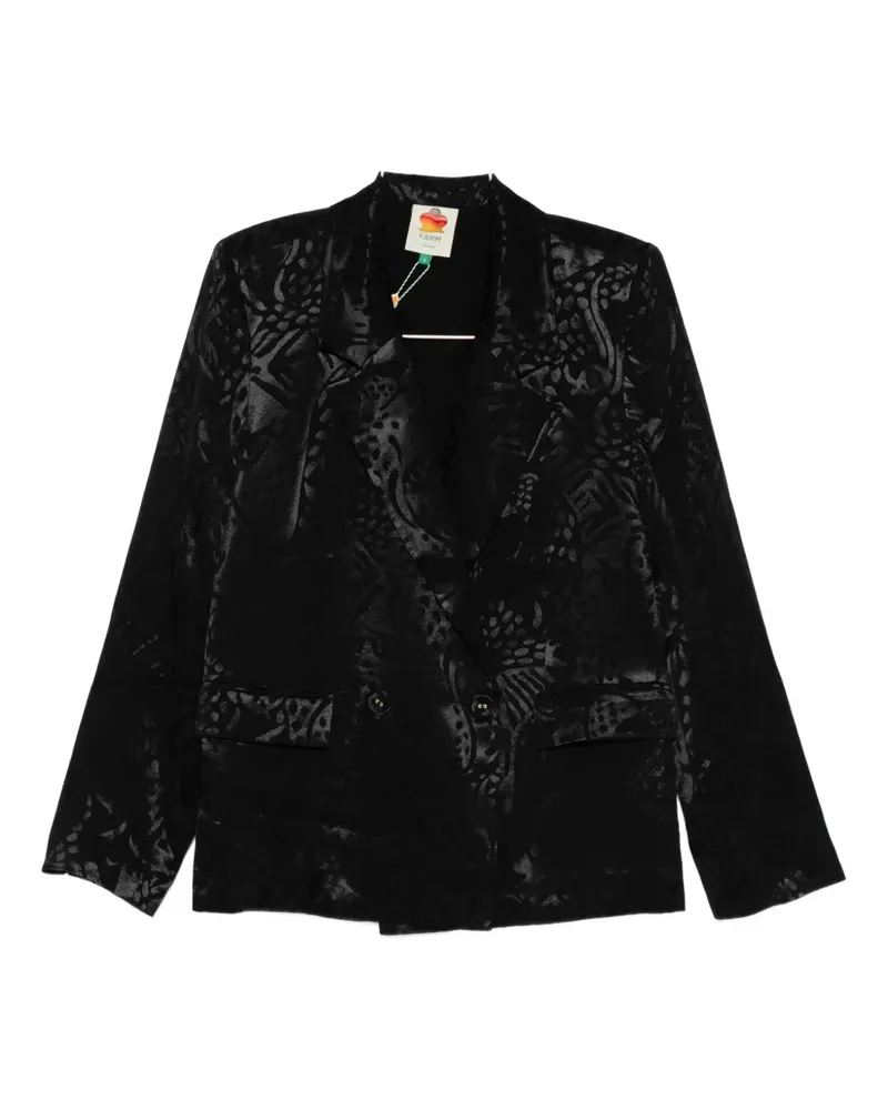FARM Rio double-breasted blazer - Schwarz Schwarz
